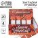 A set of stickers-fluids to the "best teacher", 4 pcs., 20 sheets