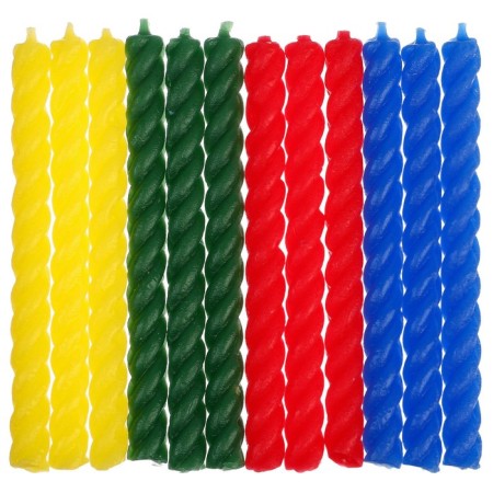 Set of candles for the cake "Happy Birthday", 12 pieces, minecraft-4