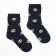 Women's terry socks "Panda", dark blue color, size 23-25
