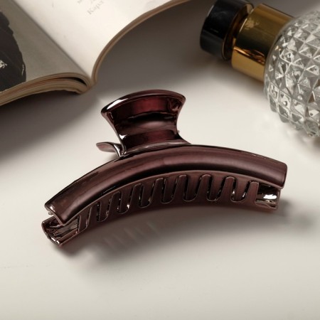 Hair crab "Gloss Lux" arc classic, 9 cm, mix