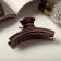 Hair crab "Gloss Lux" arc classic, 9 cm, mix