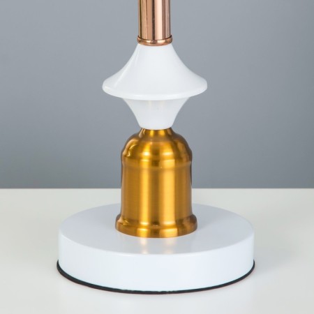 Felicia table lamp E27 40W white-gold 25x25x39 cm Risalux-4