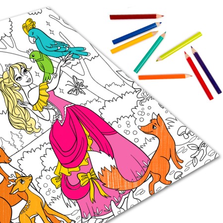 Coloring giant "Country of Magic"-2