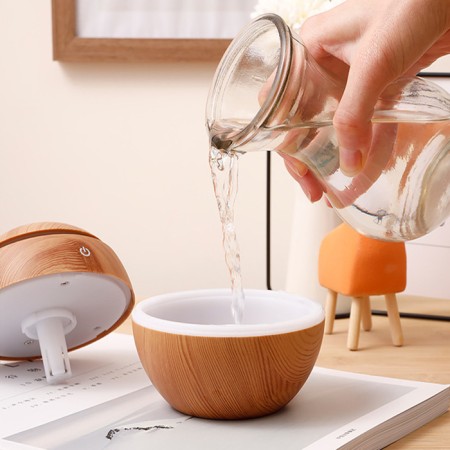HM-11 air humidifier, ultrasonic 200 ml, backlight., Light wood-3