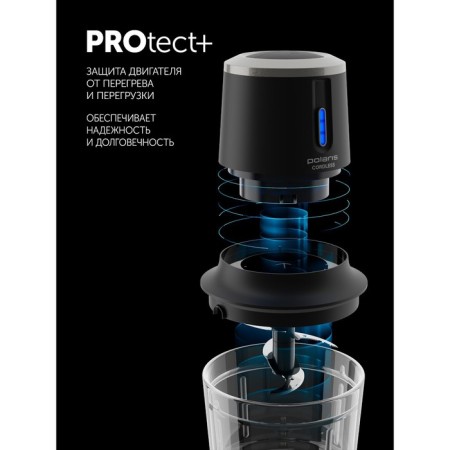 Polaris PFC 0408 grinder, plastic, 400 watts, 0.5 l, black-13