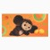 Clawer Cheburashka, col. Orange, 70x140 cm, 100% HL, waffle 160 g/m2