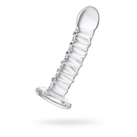 Unrealistic phallimitator Sexus Glass, Glass, Transparent, 16 cm