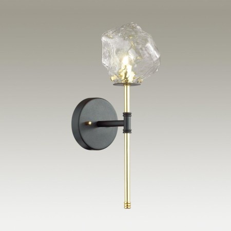 Bra Stono, 1x40W G9, black color, gold, IP20-3