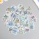 Stickers for creativity "House in flowers" 8x8 cm set 45 pcs 0.5x14.5x9.4 cm