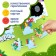 New Year! Puzzle "Santa Claus and Blue Tractor", 24 elements