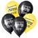 Shar Latex 12 "" Something there... ", pastel, set of 50 pcs., Black, yellow color