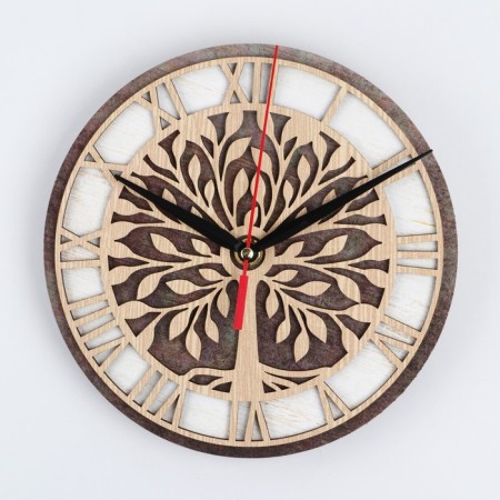 Interior clock "Wood", Al-12, D = 20 cm