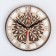 Interior clock "Wood", Al-12, D = 20 cm