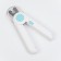 Animal claws with LED flashlight and nail file, blue