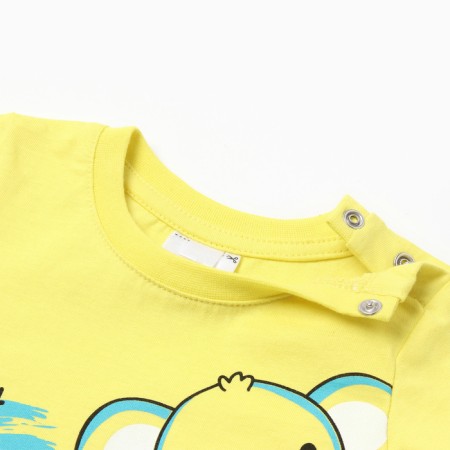 T -shirt for a boy, yellow color, height 86 cm-1