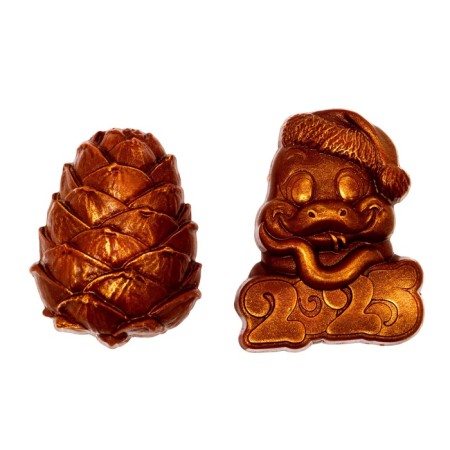 Chocolate figures "Bump and snake 2025", 160 g-2