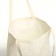 Shoper without fasteners, from textiles, milk color