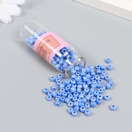 Beads 6/0 in the bottle "Cobalt" 20 g ceramic shine 6x2x2 cm-1
