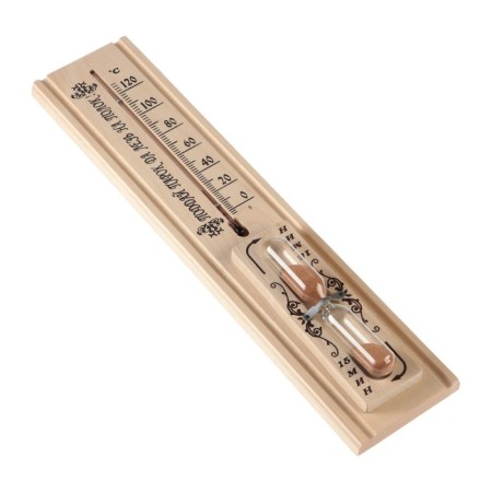 Thermometer, a thermometer for a bath and a sauna, with sand clock for 15 minutes, from 0 ° C to +120 ° C-3