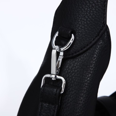 Load bag with lightning, external pocket, black color-4