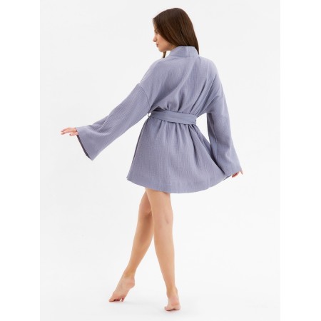 Women's robe KAFTAN BASIC R.44-46, Gray-3