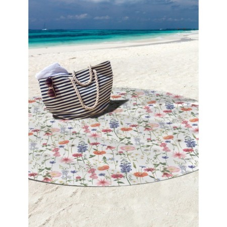 Pareo and beach rug "Summer mood", d = 150 cm-2