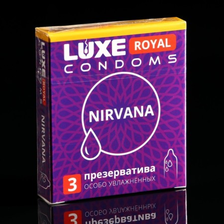 Condoms Luxe Royal Nirvana, 3 pcs.