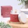 Aromatic candle "Hygge" #1 cherry mousse, soy wax, in a bank, 90 g