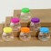 The basis for creativity and decor is a jar with a lid, size - 5.5 × 5.5 × 5.5 cm, mix color
