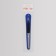 Metal peel-trimmer for nails, 17 cm, with a protective cap, in a case, black color
