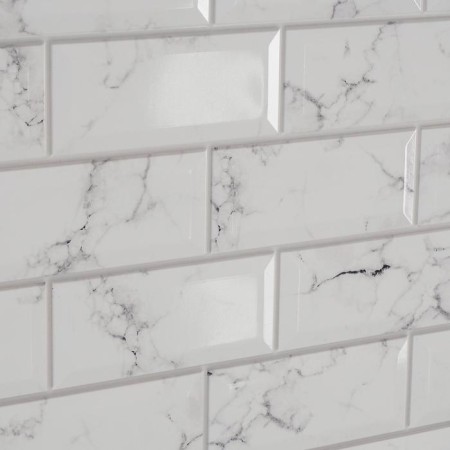 PVC panel Carrara tile, 485x960-3