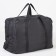 The bag is road, folding in a cosmetic bag, lightning department, outer pocket, long belt, black color