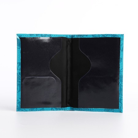 Covers for passport, turquoise color-5