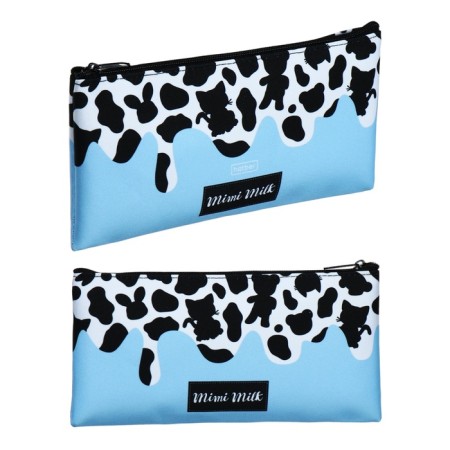 Penal soft, 1 department, 110 x 205 mm, flat, Hatber "Mimimilk Animals" Blue NPK_63172