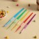 A set of confectionery brushes for decorating the Dilan "Rainbow", 19 × 6 cm, 5 pcs