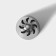 Confectionery nozzle “Spheres. Curved”, D = 3 cm, output 2.3 cm, stainless steel