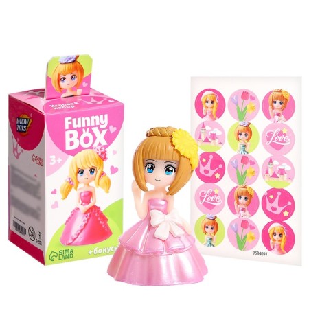Funny Box game set, princesses, mix-1