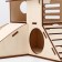 House for rodents, 18 x 18 x 14.7 cm