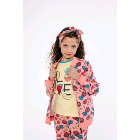 A set of pullover and trousers for girls, height 104 cm, color multicolor-1
