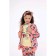 A set of pullover and trousers for girls, height 104 cm, color multicolor