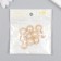 Decor for creativity Plastic "Pearl in the ribbed Kant" set 10 pcs 1.8x1.8x0.6 cm