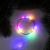 Garland "thread" 1 m dew, ip20, silver thread, 10 LED, glow of multi, 3 modes, AG13x3