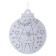 Christmas tree decoration for coloring "Joy" 4 pcs., Brush