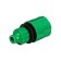Connector for a drip tube, 6 mm, fast -fast connection, plastic, Greengo