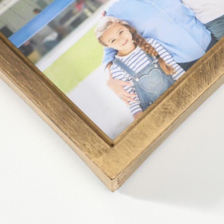 Photo frame plastic in 6 photos 10x15 cm "African lily" Dark gold 36x49 cm-1