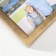 Photo frame plastic in 6 photos 10x15 cm "African lily" Dark gold 36x49 cm