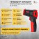 Infrared pyrometer Deli DL333550 102971, optical resolution 8: 1, -30 - 550 ° C
