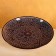 Largan Rishtan ceramics "Patterns", 32 cm, brown mix