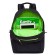 Youth backpack 41 x 28 x 18 cm, Grizzly, black/green