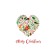 Pillow Golk "New Year's heart, decorative, size 16x45 cm